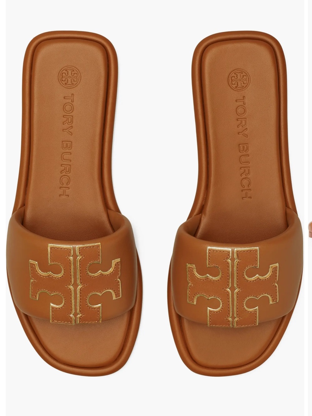 Tory Burch double T slide sandal